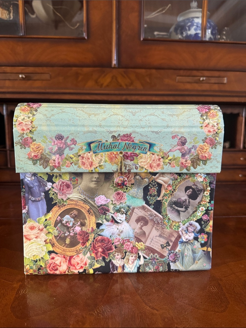 Stunning! Vintage Michal Negrin File Folder